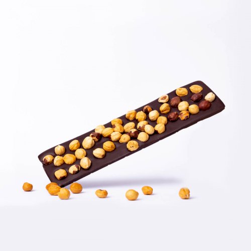 Tabliczka prawdziwej belgijskiej czekolady - deserowa z orzechami laskowymi