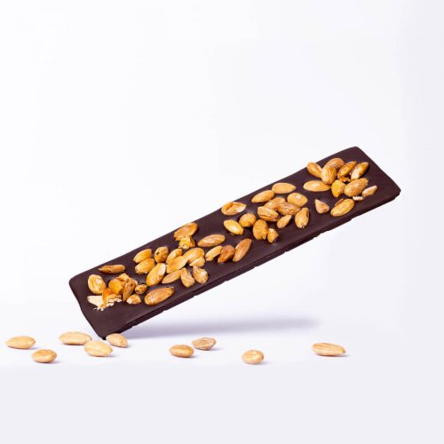 Tabliczka prawdziwej belgijskiej czekolady - deserowa z migdałami